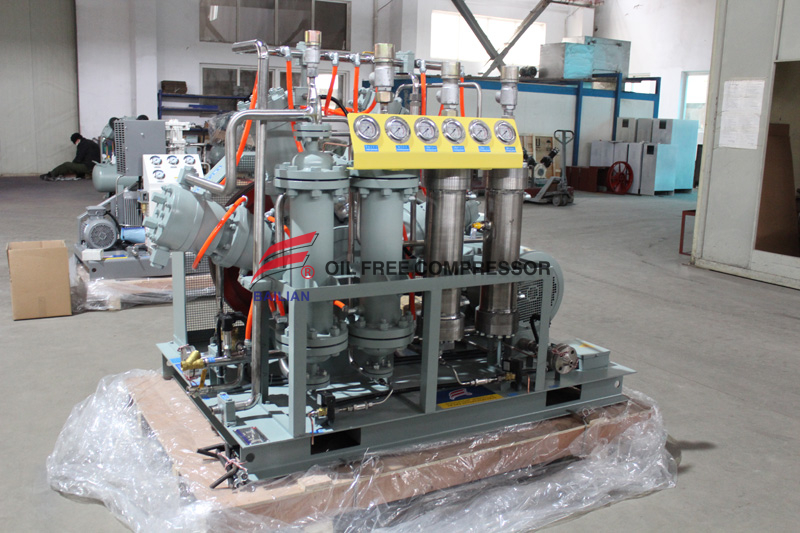 Compressor de parafuso de nitrogênio para enchimento de cilindros