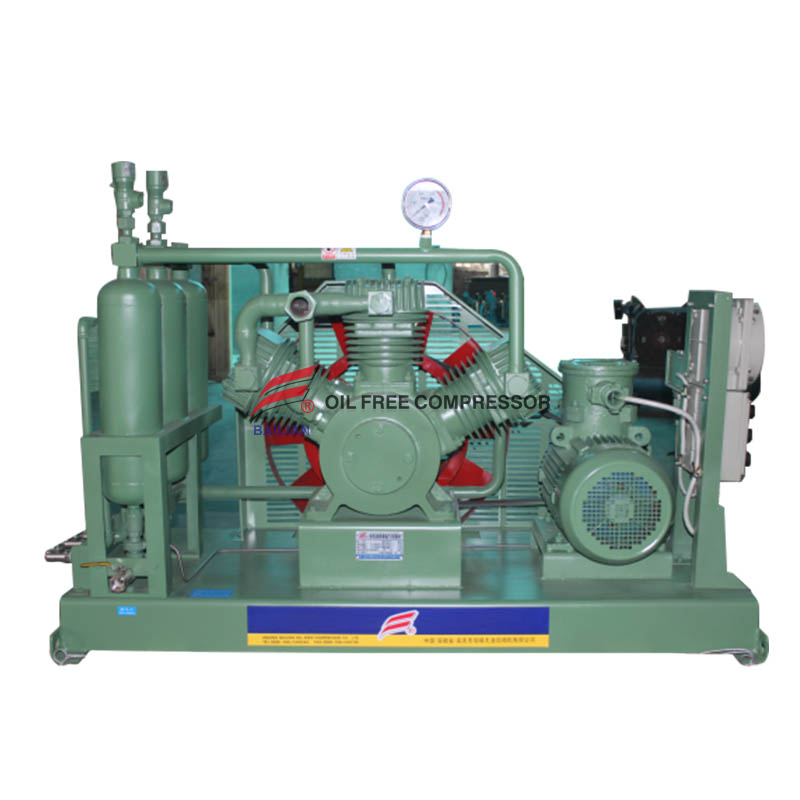 hidrogênio de engarrafamento industrial compõem o compressor de gás 200bar