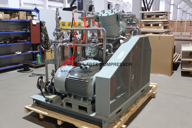 extração industrial do compressor de dióxido de carbono do pistão sem óleo