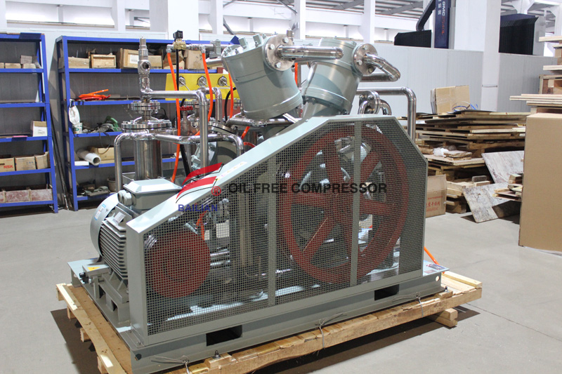 extração industrial do compressor de dióxido de carbono do pistão sem óleo