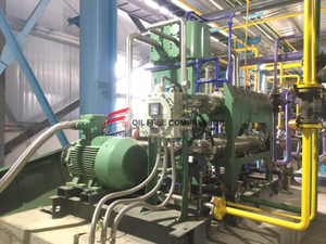 Compressor de hidrogênio livre de óleo de baixa pressão 500NM3 10,5bar