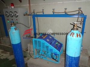 Como usar um compressor de oxigênio?